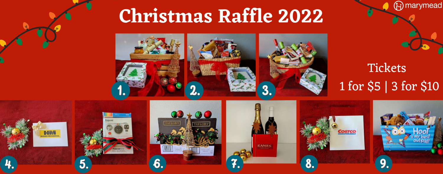 Christmas Raffle 2022 prizes
